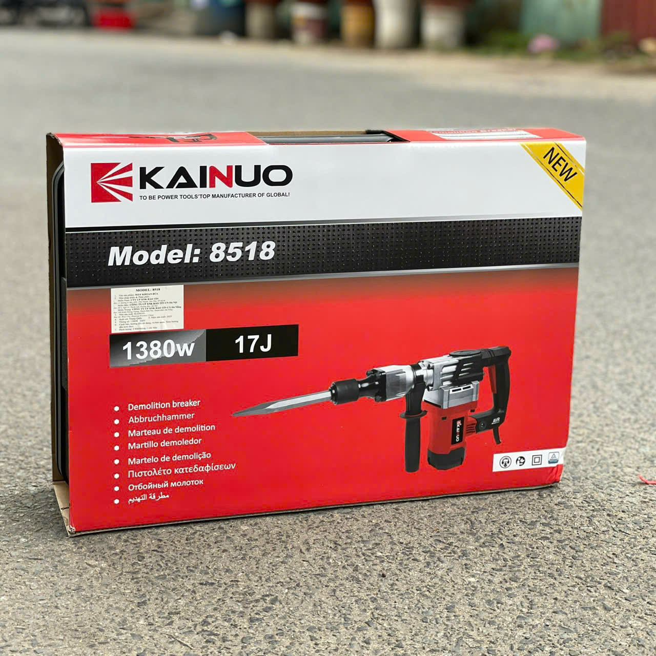 Máy đục Kainuo 17mm KN8518, CS 1380W