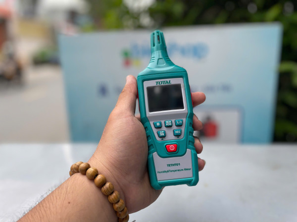 Máy đo độ ẩm và nhiệt độ kỹ thuật số Total TETHT01