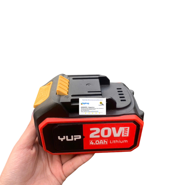 Máy khoan pin YUPAI YP20 DR13M-4.0 13mm có búa, 20V, 60N  (2 pin 4Ah, sạc, hộp nhựa)