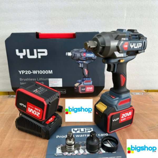 Máy mở ốc Pin YUPAI YP20 W1000M Bản 4.0Ah