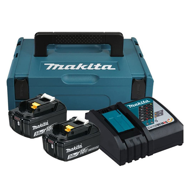 Bộ sạc và 2 pin Makpac Makita 197952-5 (18V 3.0Ah) chính hãng