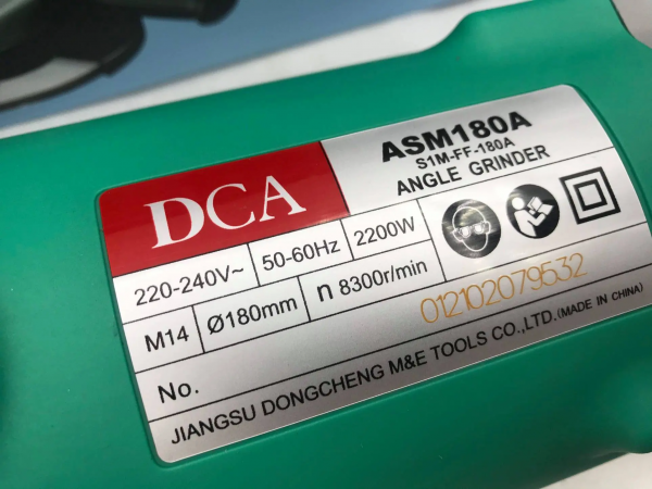 Máy mài góc điện 2020W DCA ASM180A