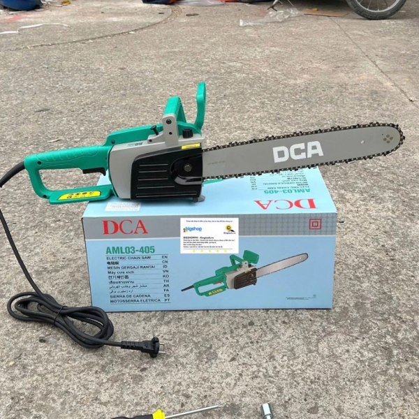 Máy cưa xích điện DCA AML03-405 (Công suất 1300W, dài 405mm)