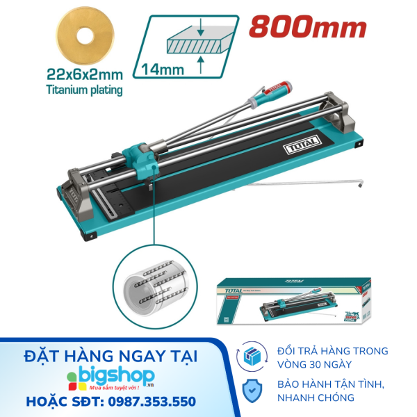 Bàn cắt gạch đẩy tay 800mm TOTAL THT578001