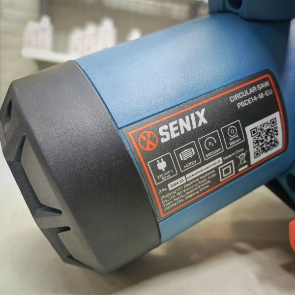 Máy cưa đĩa 185mm, công suất 1400W SENIX PSCE14-M-EU