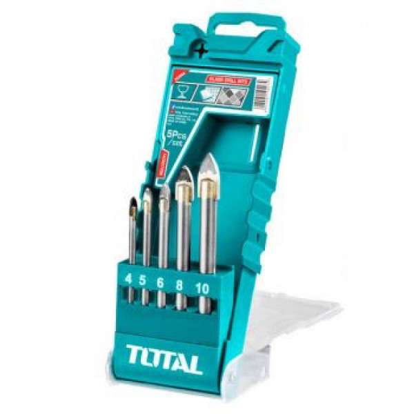 Bộ 5 mũi khoan kính TOTAL TACSD7256