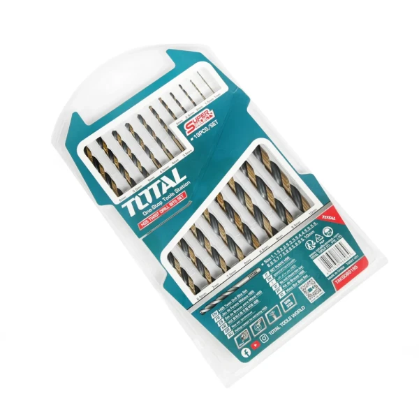 Bộ 19 mũi khoan kim loại HSS TOTAL TAKSDB9195