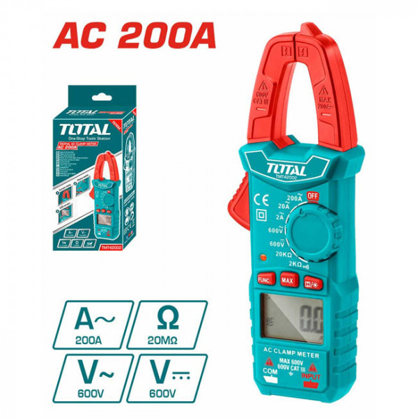 Kềm đo AC kỹ thuật số TOTAL TMT42002