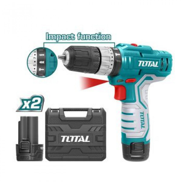 Máy khoan búa pin 12V (không kèm dây & đầu sạc) TOTAL TIDLI12328