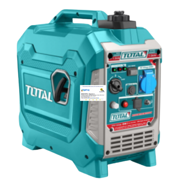 Máy phát điện dùng xăng biến tần 1.1KW TOTAL TP515006
