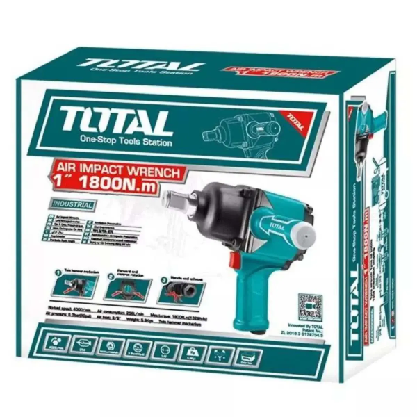 Dụng cụ vặn buloong dùng khí nén TOTAL TAT41112