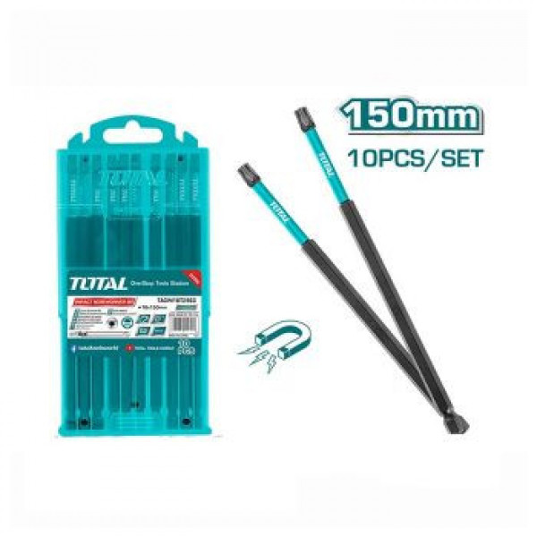 Bộ 10 mũi bắt vít T25x150mm TOTAL TACIM16T2563