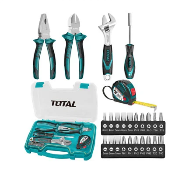 Bộ 25 công cụ cầm tay TOTAL THKTHP90256
