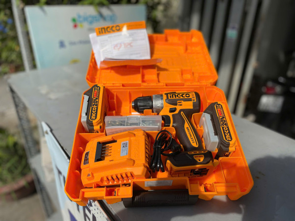 Máy khoan dùng pin 20V- 52Nm INGCO CDLI20453