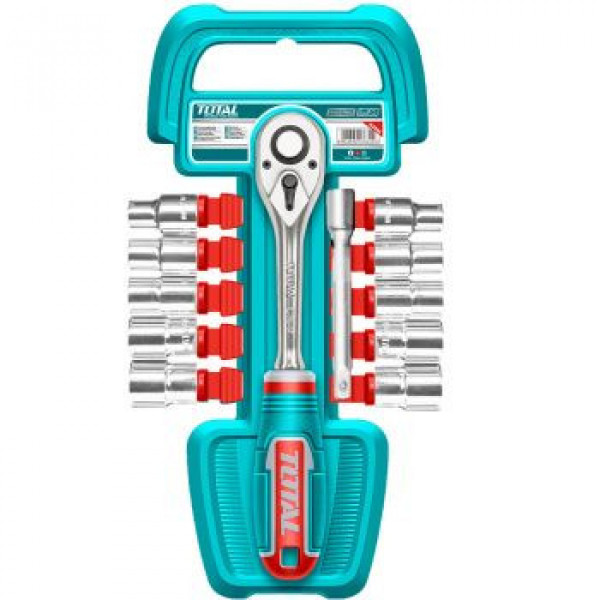 Bộ 12 đầu tuýp 3/8 inch TOTAL THT381121