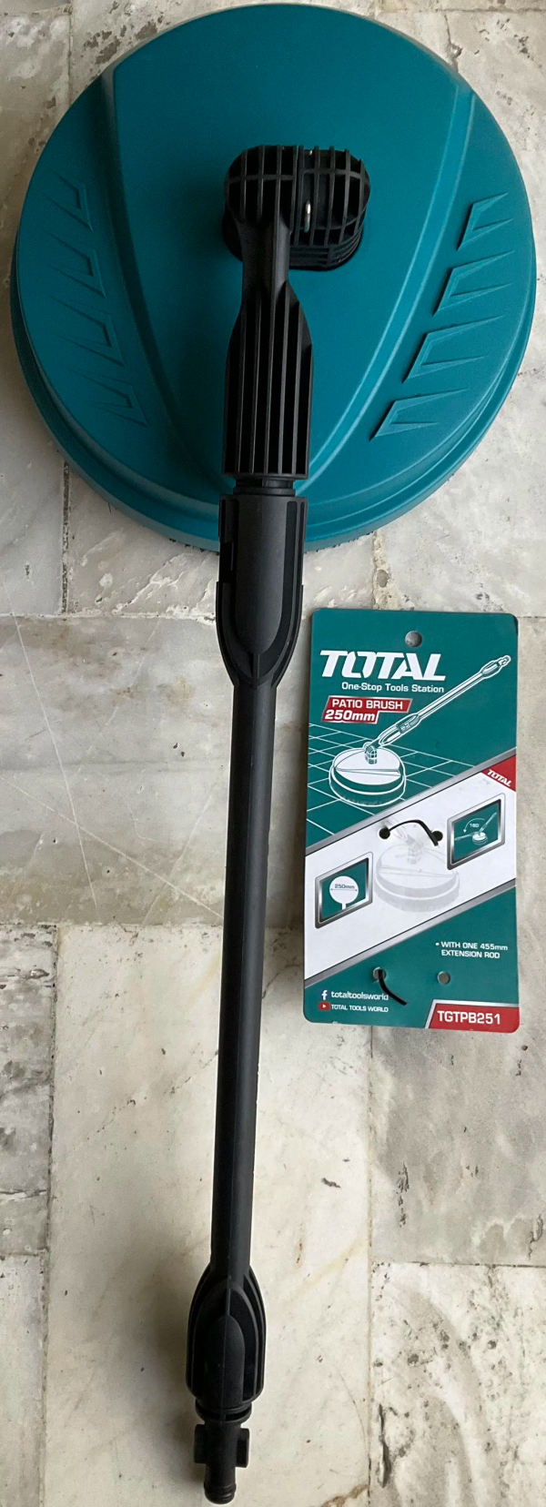 Bàn chải xịt rửa 250mm TOTAL TGTPB251