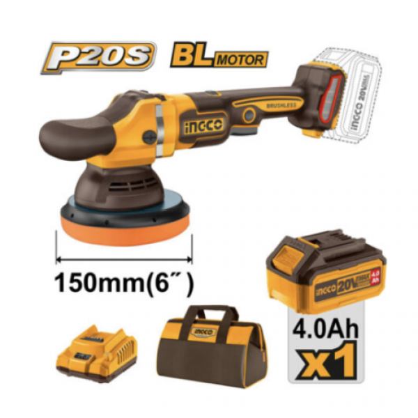 Máy đánh bóng dùng pin 20V- 150mm INGCO APLI2015