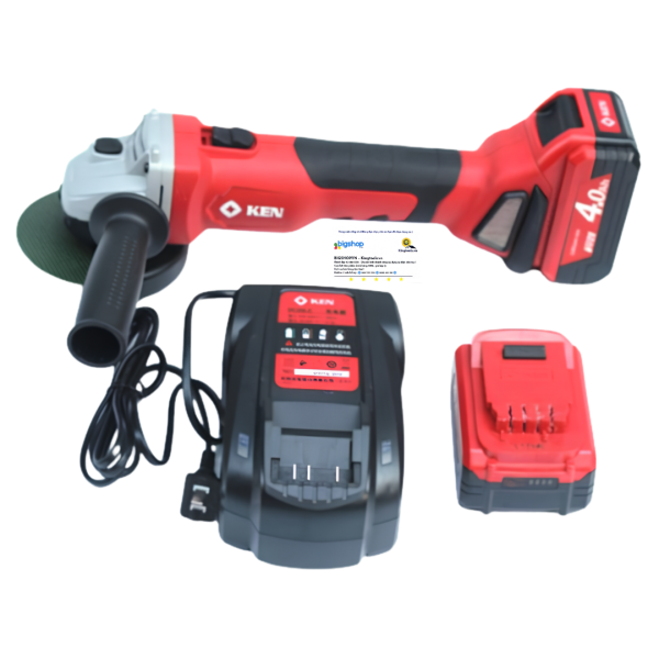 Máy mài góc dùng pin KEN BL9120-40C (2 pin 4.0Ah, 1 sạc)