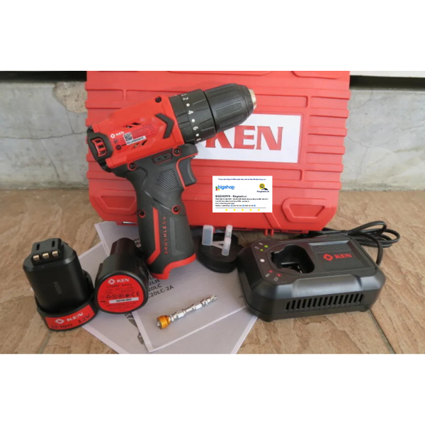 Máy khoan động lực dùng pin 12V KEN BL7312D-2 (45Nm)