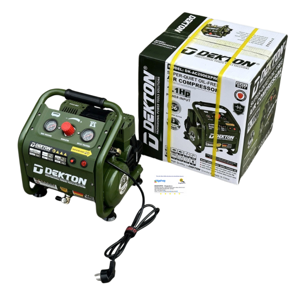 Máy nén khí không dầu 1.1HP DEKTON DK-AC2906XPRO