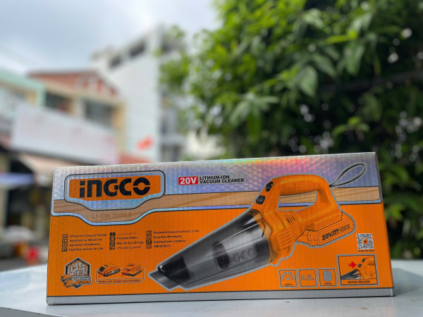 Máy hút bụi dùng pin 20V-0.5L INGCO CVLI201261 (không  kèm pin và sạc)