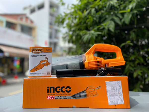 Máy hút bụi dùng pin 20V-0.5L INGCO CVLI201261 (không  kèm pin và sạc)