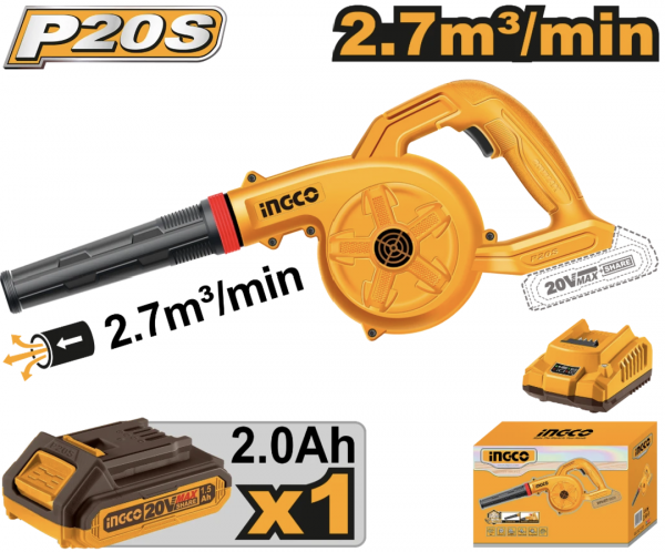 Máy thổi bụi dùng pin 20V INGCO CABLI200281