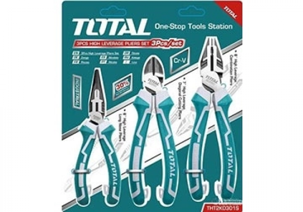 Bộ 3 kềm răng, cắt và nhọn cao cấp TOTAL THT2K0301S
