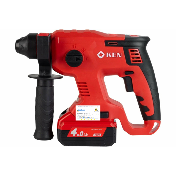 Máy khoan búa dùng pin 20V KEN BL2120-40C (2 pin 4.0Ah và 1 sạc)