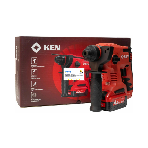 Máy khoan búa dùng pin 20V KEN BL2120-40C (2 pin 4.0Ah và 1 sạc)