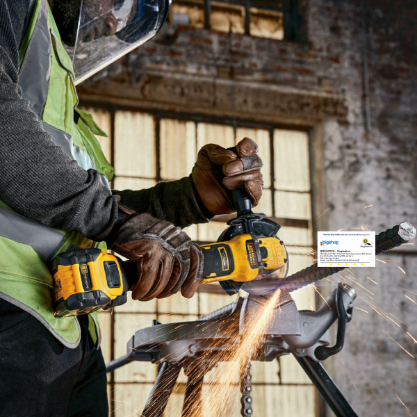 Máy mài góc dùng pin 20V DEWALT DCG416VSN-XJ - Đĩa 125mm, công tắc bóp (Thân máy)
