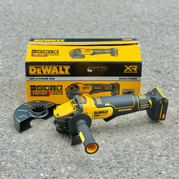 Máy mài góc dùng pin 20v DCG416VSN-XJ Dewalt (không kèm pin sạc)