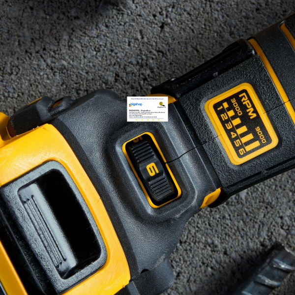 Máy mài góc dùng pin 20V DEWALT DCG416VSN-XJ - Đĩa 125mm, công tắc bóp (Thân máy)