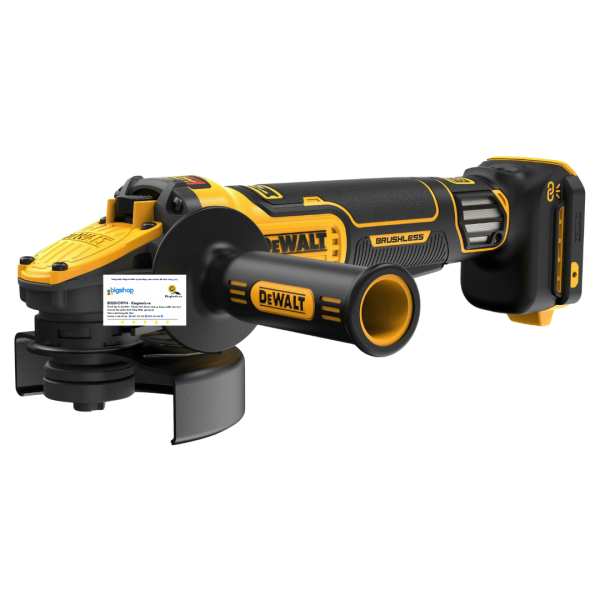 Máy mài góc dùng pin 20V DEWALT DCG416VSN-XJ - Đĩa 125mm, công tắc bóp (Thân máy)