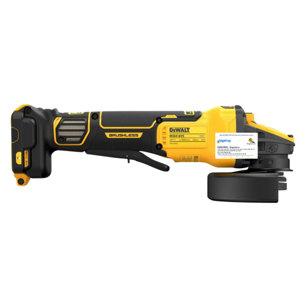 Máy mài góc dùng pin 20V DEWALT DCG416VSN-XJ - Đĩa 125mm, công tắc bóp (Thân máy)