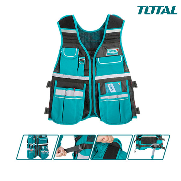 Áo gi lê đựng công cụ TOTAL TTVT1601