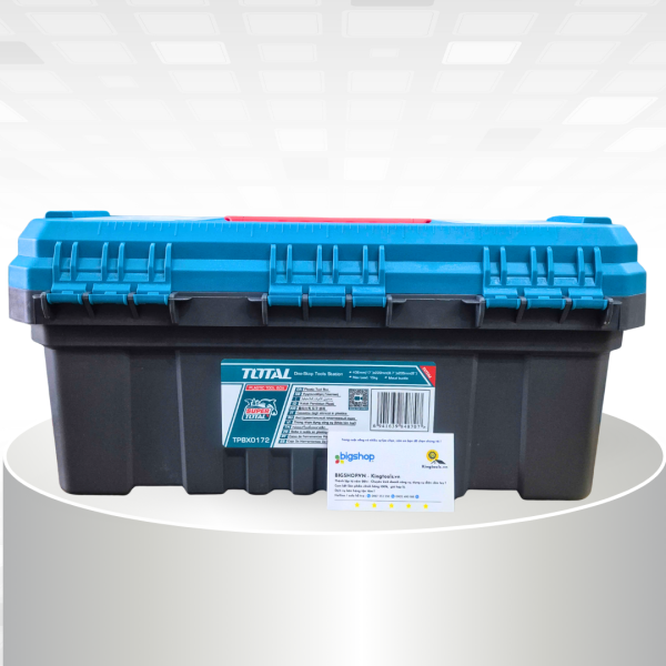 Hộp nhựa đựng công cụ 17 inch khóa kim loại TOTAL TPBX0172