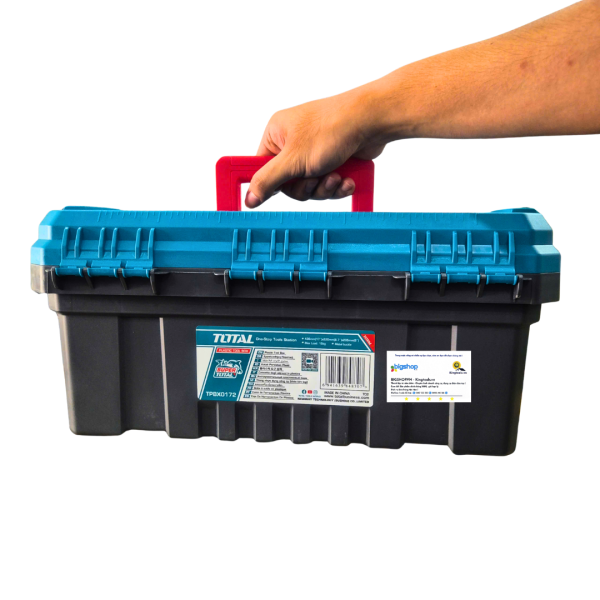 Hộp nhựa đựng công cụ 17 inch khóa kim loại TOTAL TPBX0172