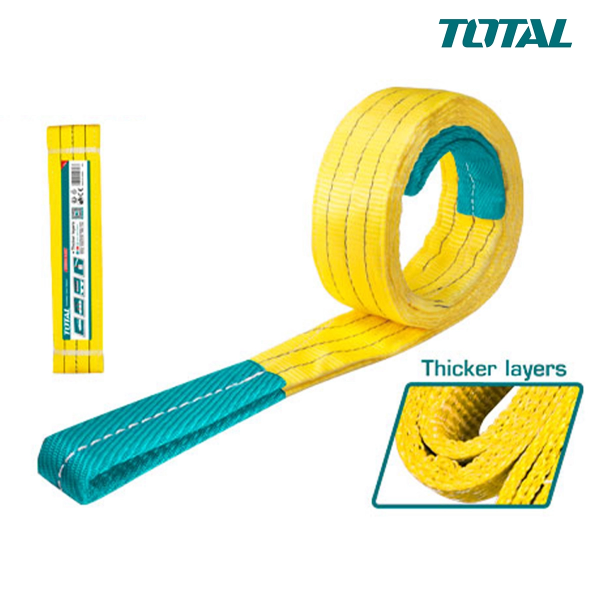 Dây cáp vải cẩu hàng vàng 3Tx10m TOTAL THTWS0310