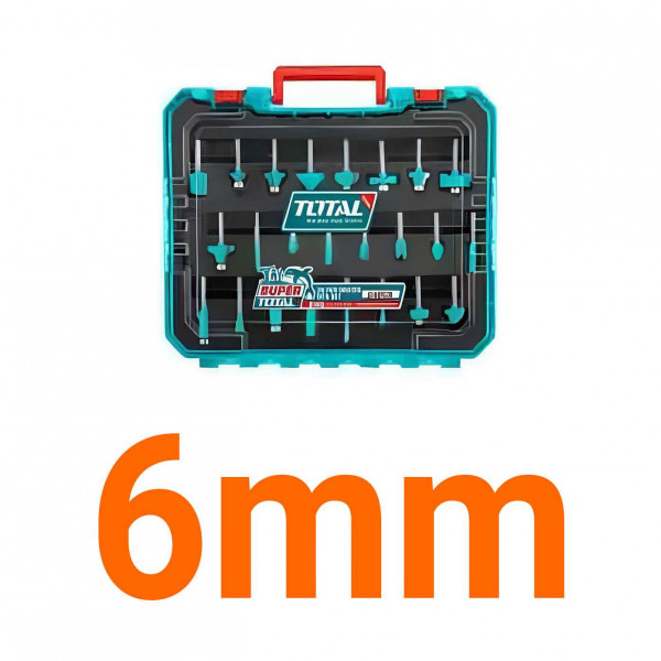 Bộ 24 mũi phay đuôi 6mm TOTAL TACSR12406