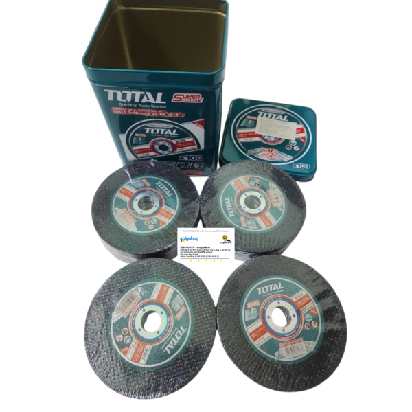 Bộ 100 đĩa cắt kim loại 105mm TOTAL TAC210105100