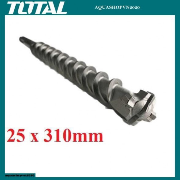 Mũi khoan bê tông  bốn cạnh (+) TOTAL TAC312504C