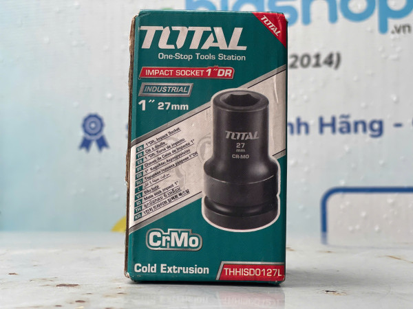 Đầu tuýp đen lục giác vuông 1 inch TOTAL THHISD0127L