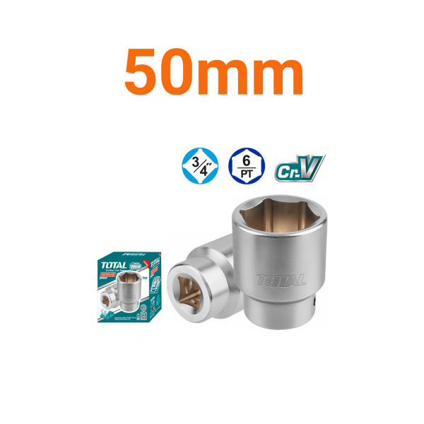 Đầu tuýp lục giác 3/4 inch size 50mm TOTAL THHAST34501