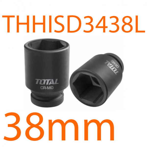 Đầu tuýp tác động 3/4inch 38mm TOTAL THHISD3438L