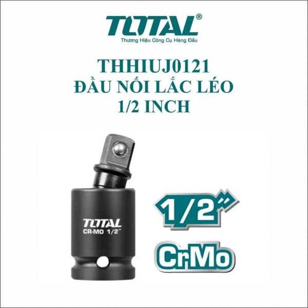 Đầu nối lắc léo 1/2 inch TOTAL THHIUJ0121