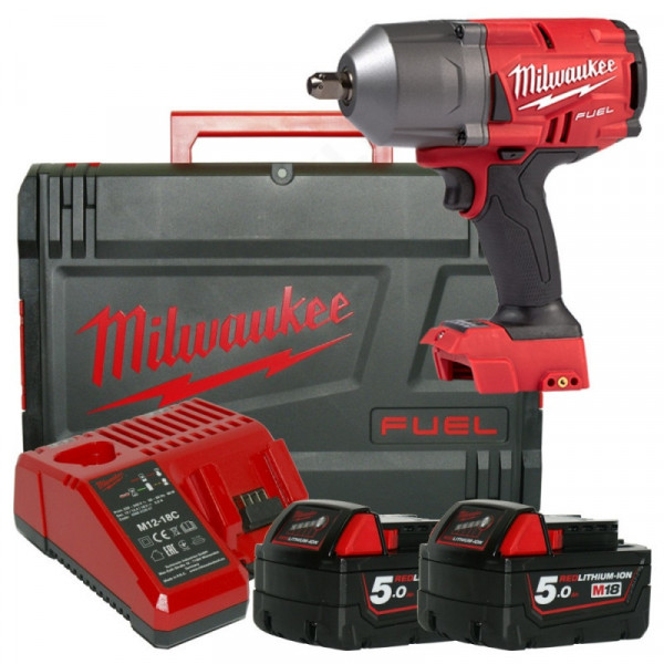 Máy siết bu lông Milwaukee M18 FHIWF12-502X Set (2pin x 5.0Ah, 1 sạc)