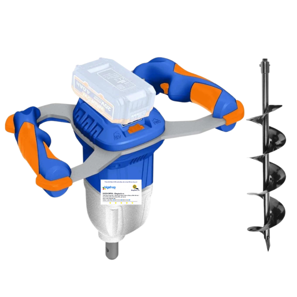 Máy khoan đất dùng pin 20V WADFOW WQE15801 (Chưa bao gồm pin, sạc)