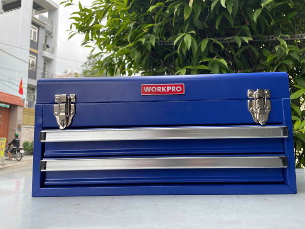 Thùng đựng đồ nghề 2 ngăn kéo 460x240x220mm Workpro WP282005
