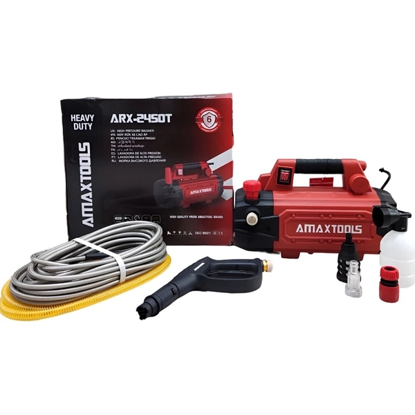 Máy Rửa Xe Mini Gia Đình 2450W AMAXTOOLS ARX-2450T